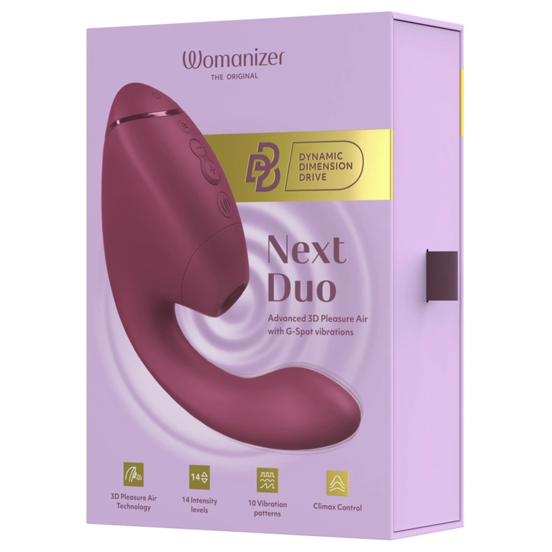 Womanizer - duo next dual clitoral & g-spot stimulator dusky pink 15