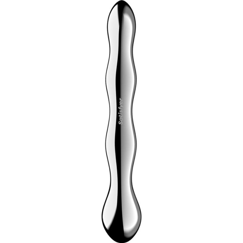 Satisfyer - cosmic crest 2 stainless steel double-ended dildo 3
