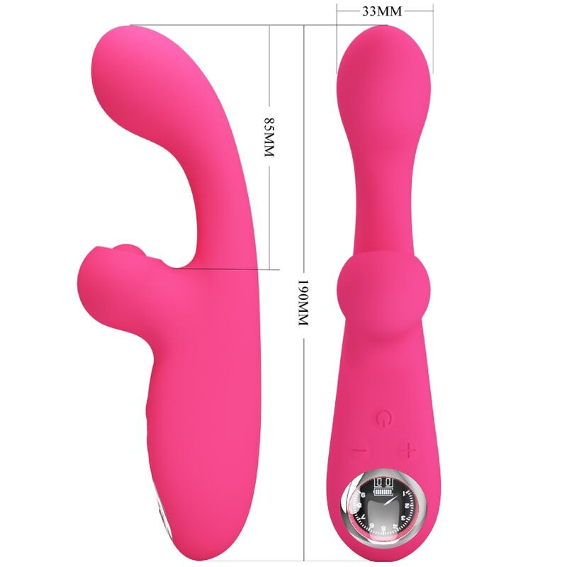 Pretty love - skylar pink stimulator vibrator 9