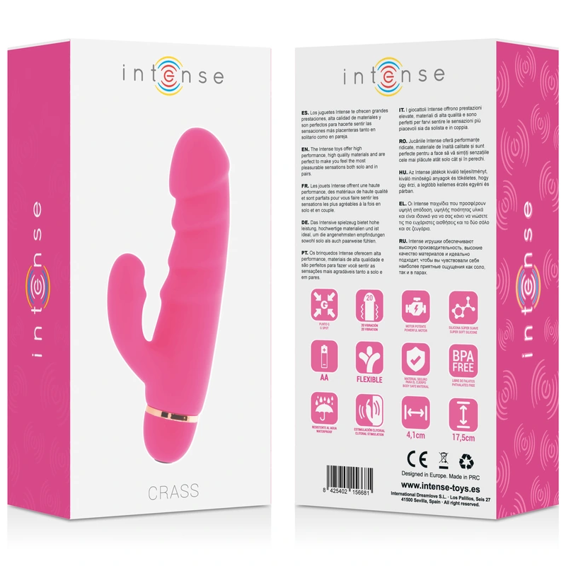 Intense - crass 20 speeds silicone pink 5