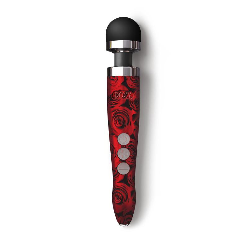 Doxy - Die Cast 3r Rechargeable Wand Massager Rose Pattern 4
