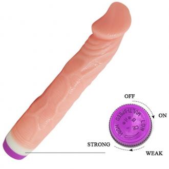 Realistic Vibrator Flesh 22 Cm