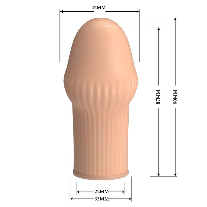 Pretty love - huel penis sleeve get your penis thicker flesh color 7