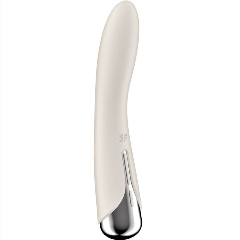 Satisfyer - spinning vibe 1 g-spot beige rotator vibrator