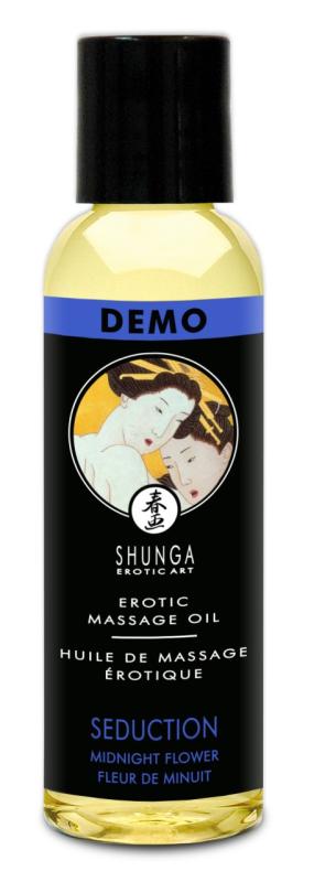 Shunga Massage Oil Midnight Flower (Polnočný Kvet) 60ml - Masážny Olej
