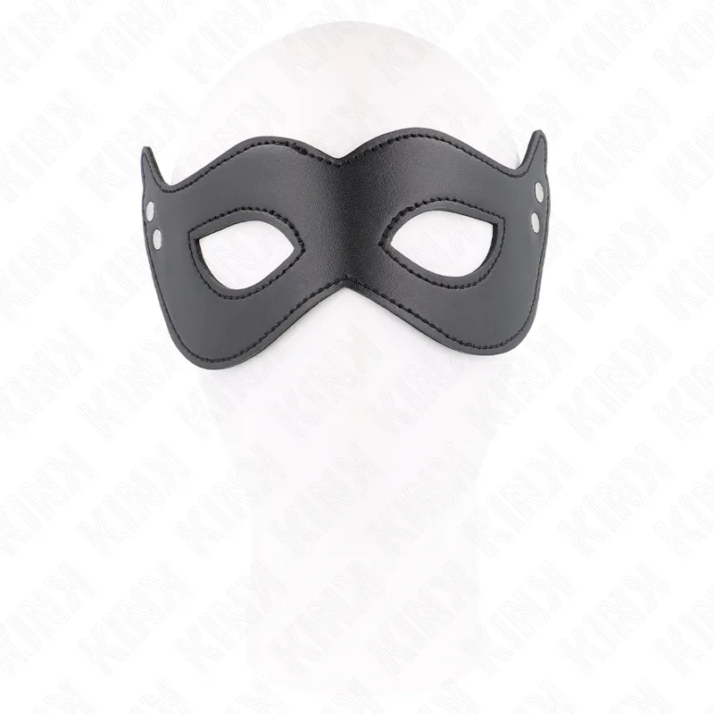 Kink - Leatherette Mask With Rivets Model 1 26 X 8 Cm