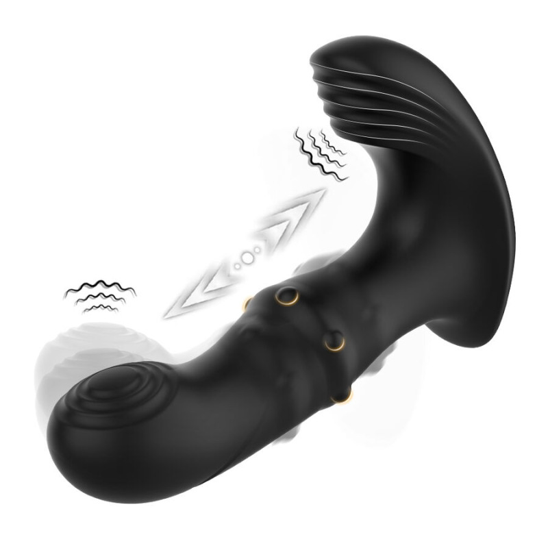 Armony - anal prostate vibrator remote control black 1
