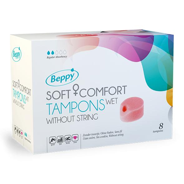 Beppy - Soft + Comfort Tampons Wet 8 pcs