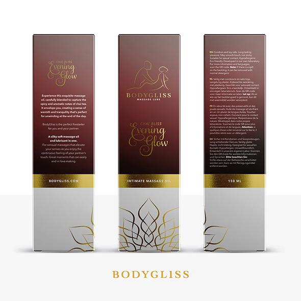 Bodygliss - Intimate Massage Oil Chai Bliss Evening Glow