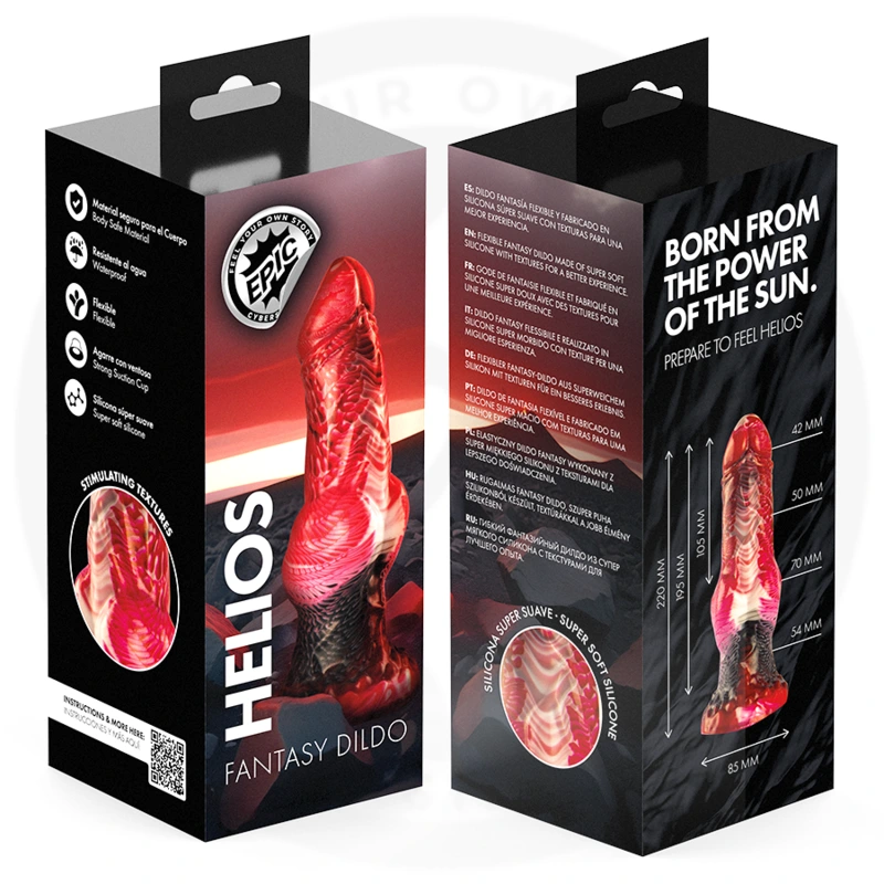 Epic - helios dildo with testicles heat and ecstasy 9