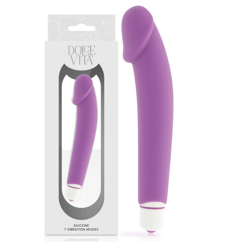 Dolce vita - realistic purple silicone 1