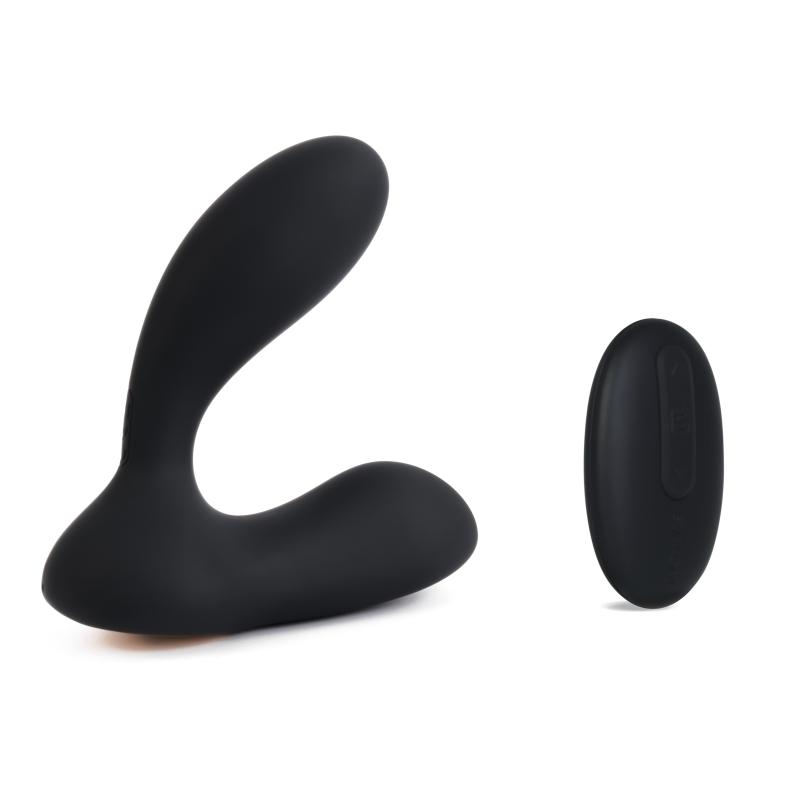 Svakom - Vick Prostate Vibrator With Remote Control Black