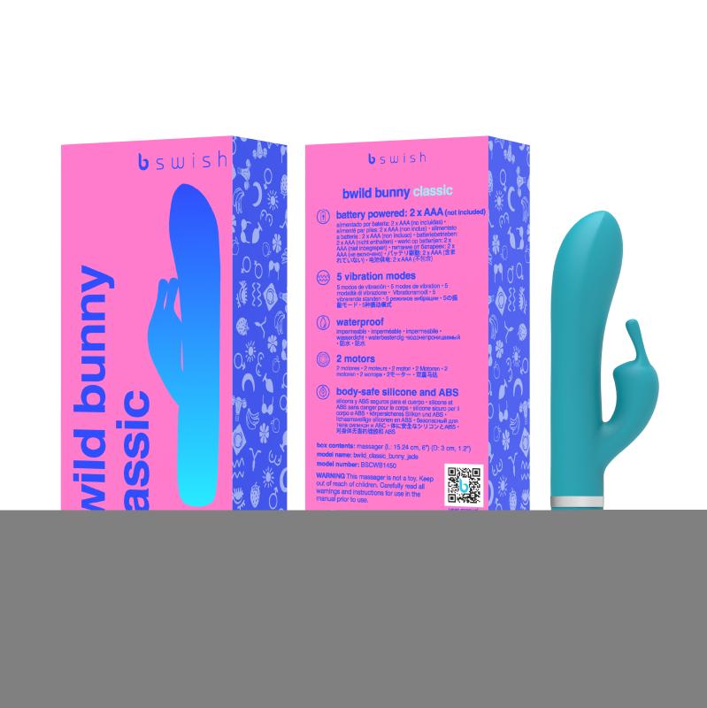 B Swish - Bwild Classic Bunny Rabbit Vibrator Jade - Vibrátor 1