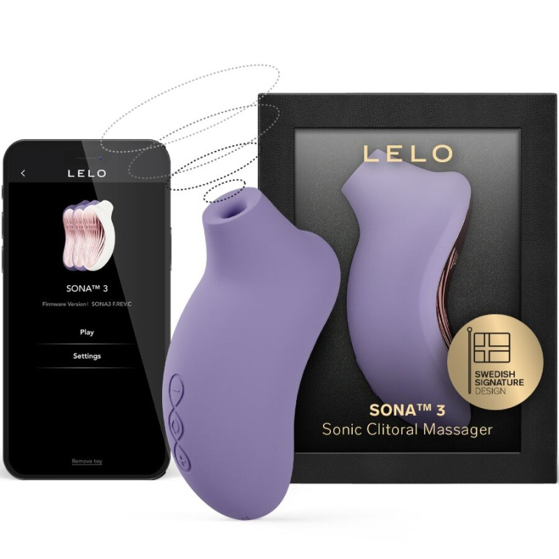 Lelo - sona 3 sonic clitoral massager violet dusk