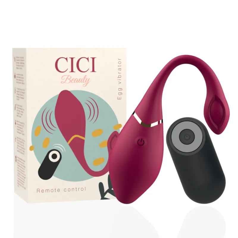 Cici Beauty Premium Silicone Egg Vibrator Remote Control