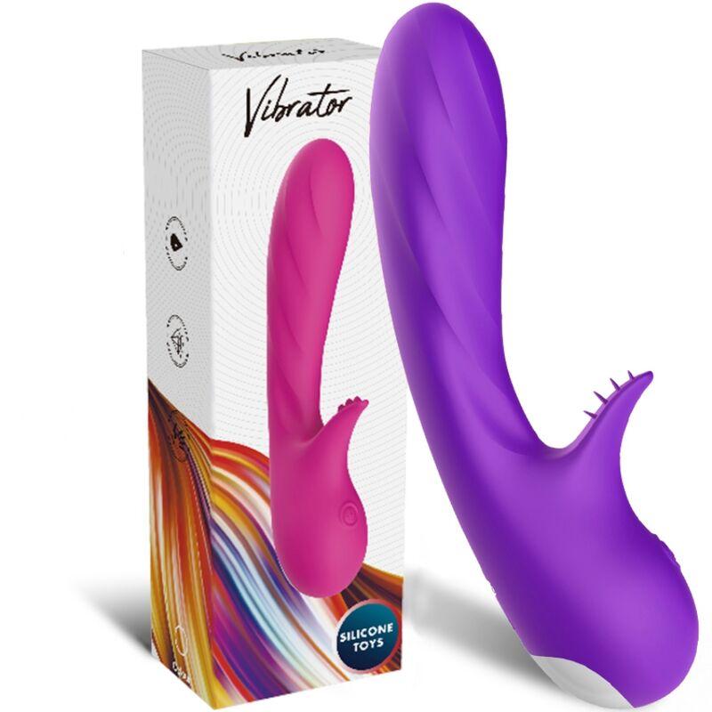 Armony - Romance Vibrator With Stimulator Purple 4