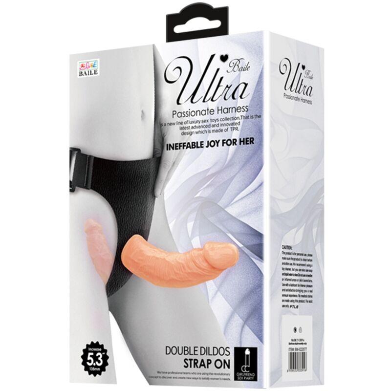 Baile Ultra Passionate Harness Double Dildos Strap On 3