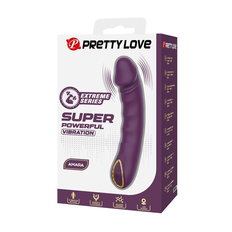 Pretty love - amara rechargeable vibrator 10 functions purple 2