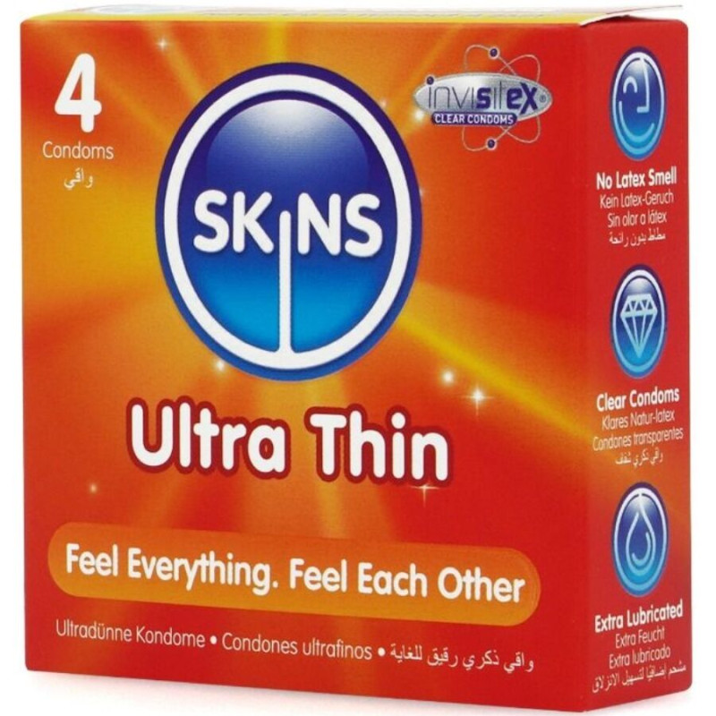 Skins - ultra thin premium condoms pack 4 1