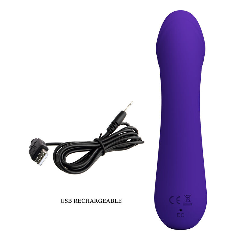 Pretty love - cetus rechargeable vibrator purple 7