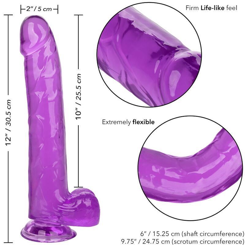 Calexotics - size queen dildo purple 25.5 cm 5