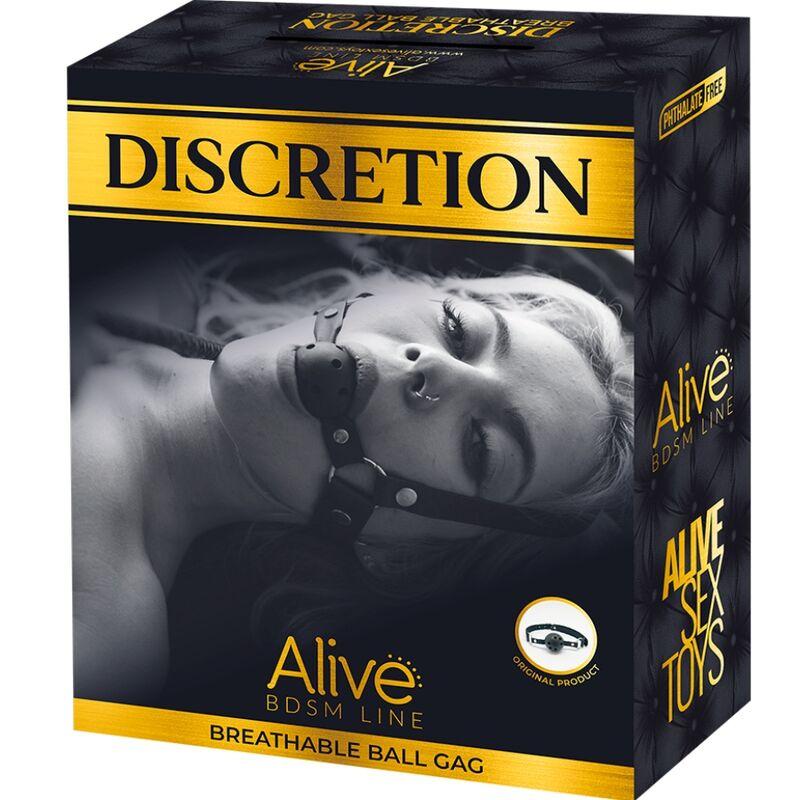 Alive - Discretion Breathable Gag Red - Náhubok