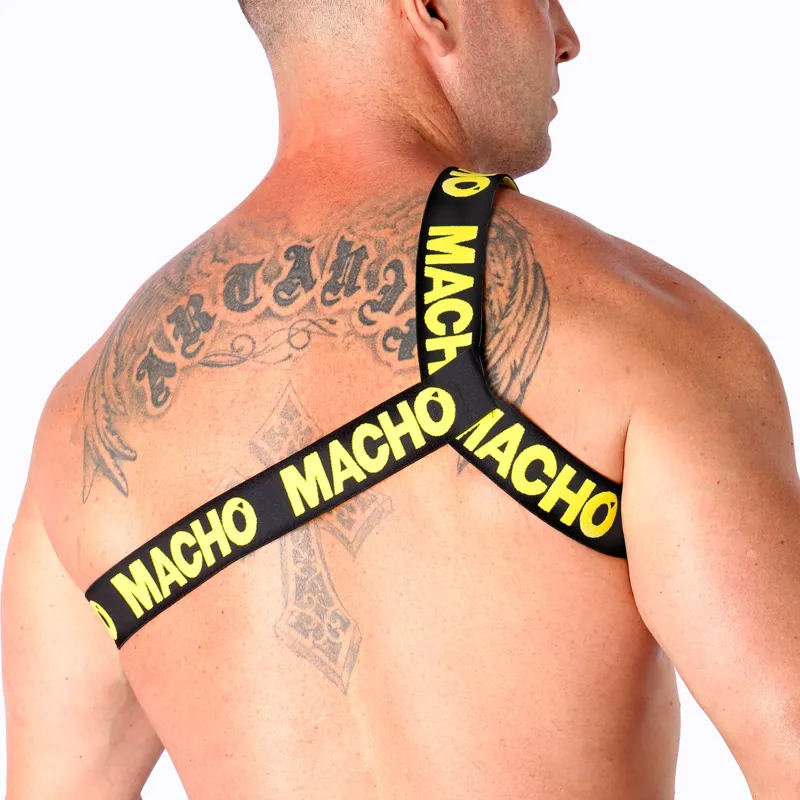 Macho - Roman Harness Yellow S/M 2