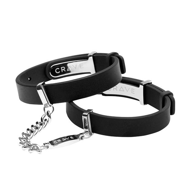 Crave - Id Cuffs Black/Silver