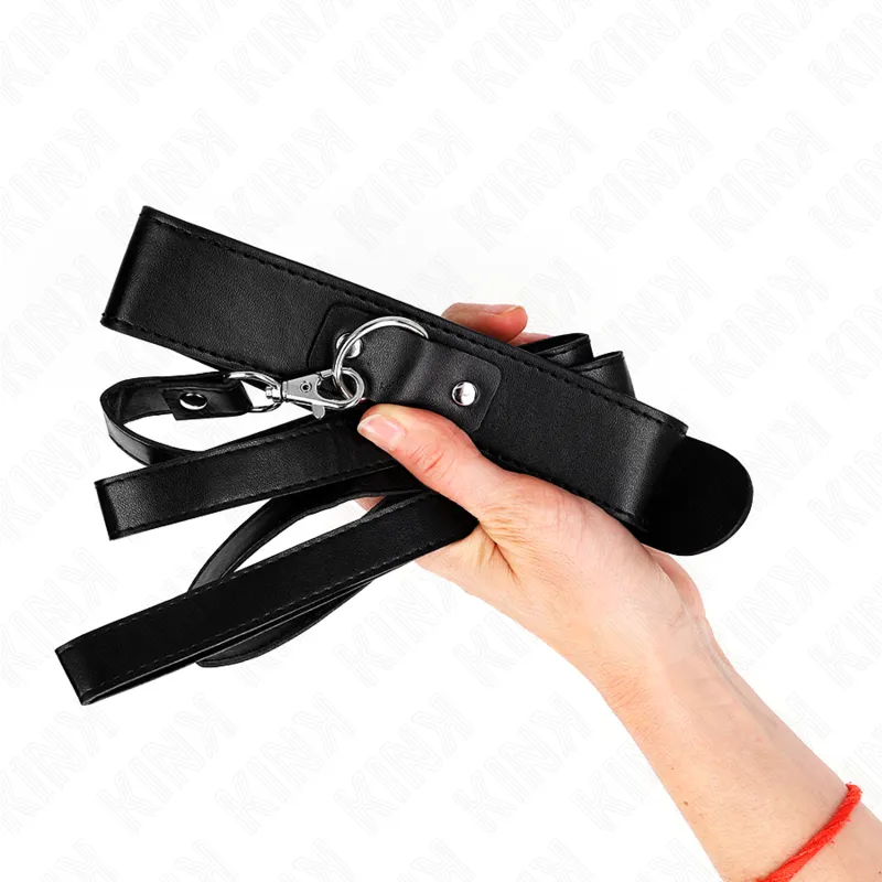 Kink - Necklace With Belt 116 Cm Black Strap Adjustable 32-50 Cm X 8 Cm 2