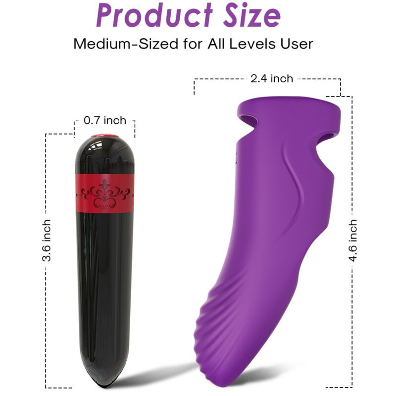 Armony - aurora vibrator finger purple