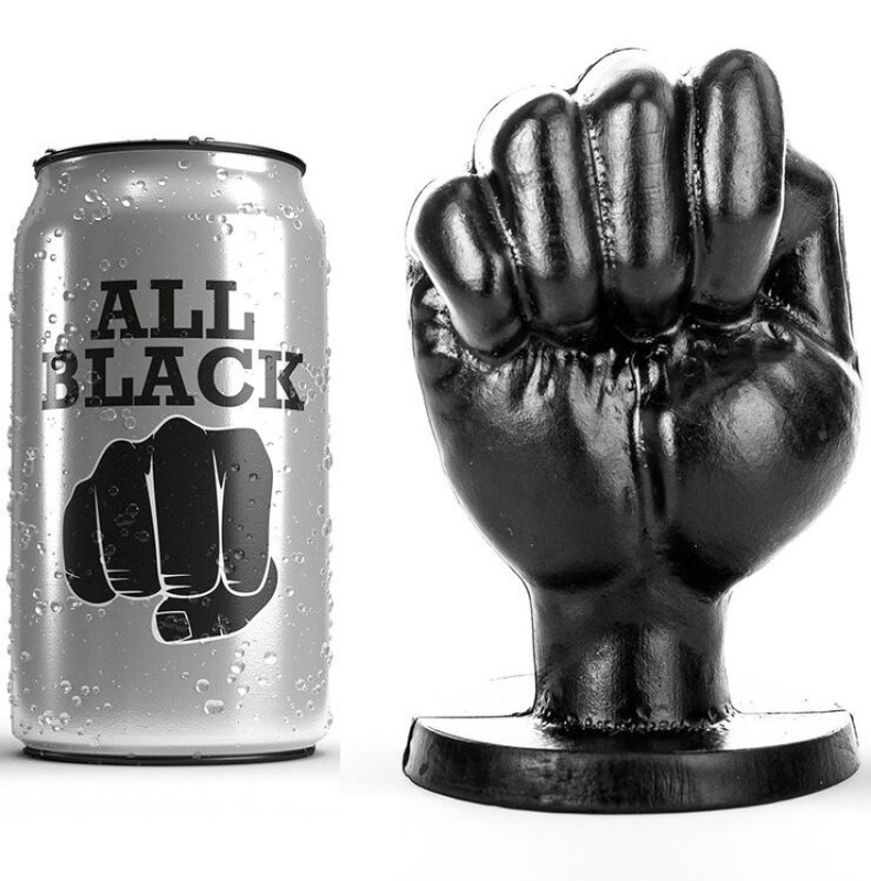 All black - fist 13 cm anal