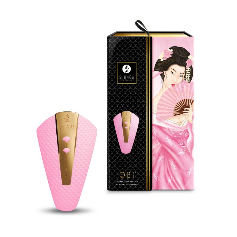 Shunga - Obi Intimate Massager Light Pink 5