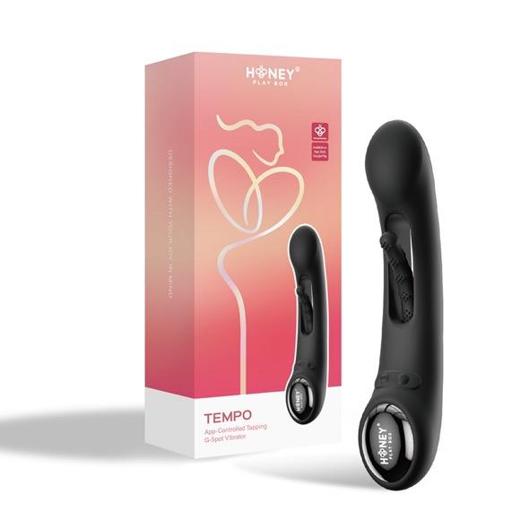 Honeyplaybox - Tempo-Pressure Sensing App-Controlled Kinky Finger Tapping G-Spot Vibrator