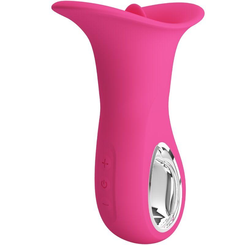 Pretty love - clyde oral vibrator vibrating tongue 12 vibrations pink 2