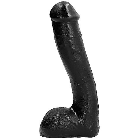 All black - pene realistic anal 23 cm 1