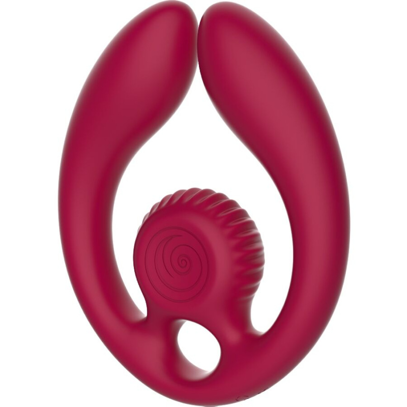 Snail vibe - gizi duo couples stimulator remote control burgundy 3