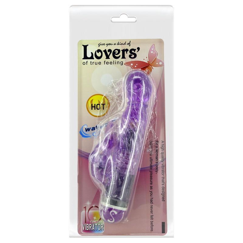 Baile Vibrators Multispeed Vibrator With Clit Stimulator Pur 1