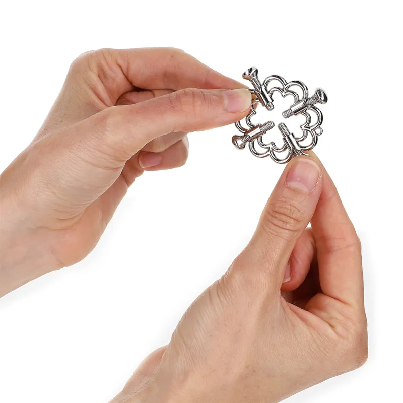 Kink - Metal Flower Nipple Clamps 1