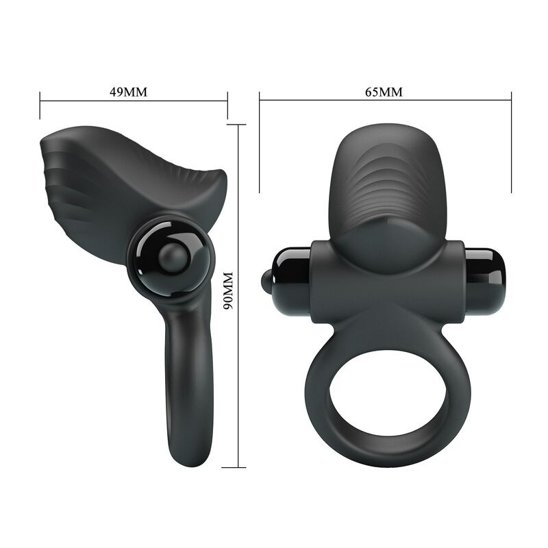 Pretty love - adrien vibrating penis ring 10 functions black 9