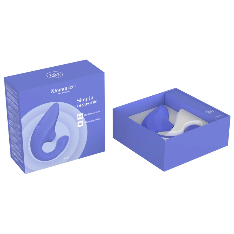Womanizer - blend rabbit vibrator stimulator vibrant blue 14