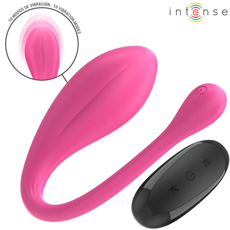 Intense - janice u vibrator double stimulation 10 vibrations pink remote control 1
