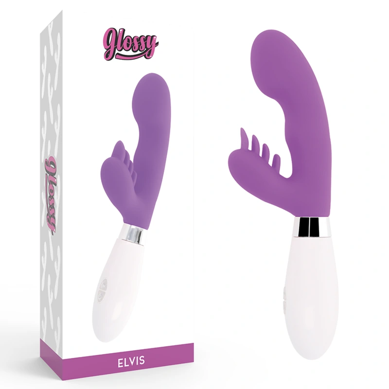 Glossy - rabbit elvis purple