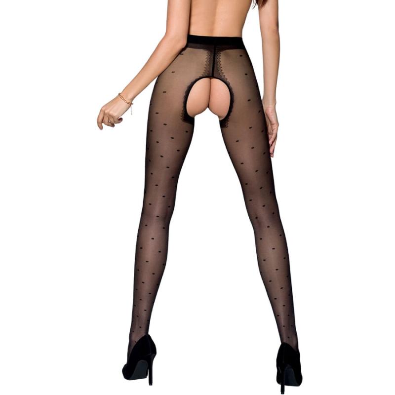 Passion - Tiopen 018 Stocking Black 3/4 (20 Den) 3