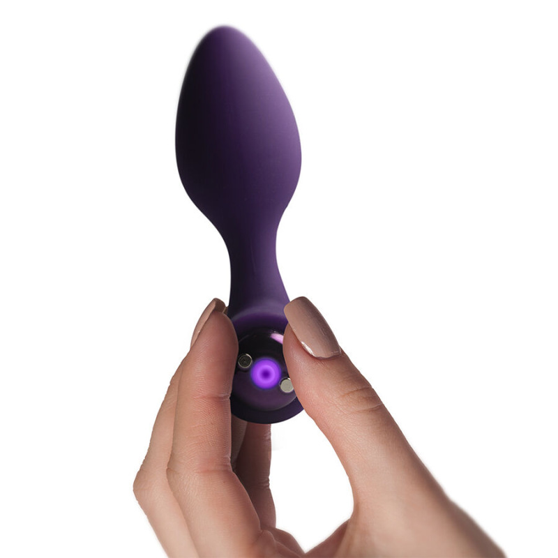 Rocks-off - nova solaris rechargeable slim & powerful anal plug 16 function purple 7