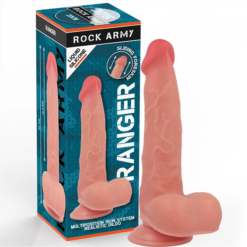 Rockarmy - liquid silicone ranger 22 cm -o- 3.6 cm