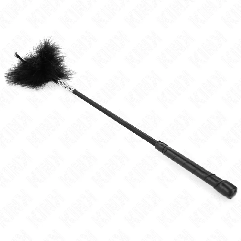 Kink - Tickle Feathers With Rhinestone Handle 50 Cm