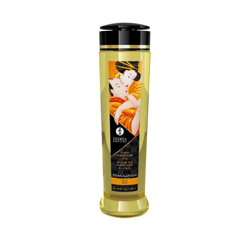 Shunga - Massage Oil Stimulation/Peach 240 ml