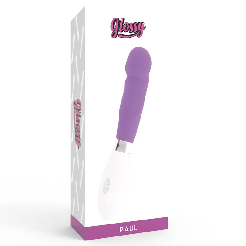 Glossy Paul Vibrator Purple