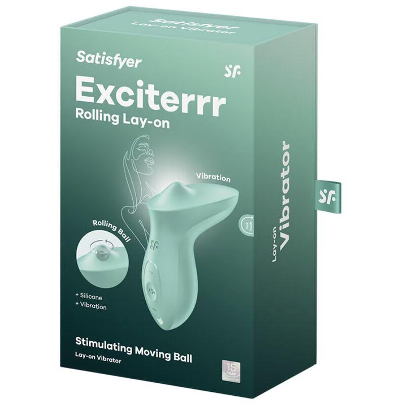 Satisfyer - exciterrr lay-on clitoris mint vibrator 4