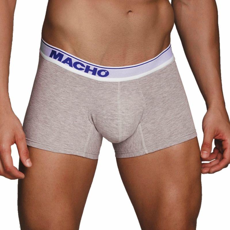 Macho - Mc086 Medium Boxer Grey Size L